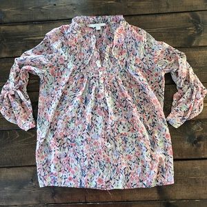 Lauren Conrad Floral Blouse